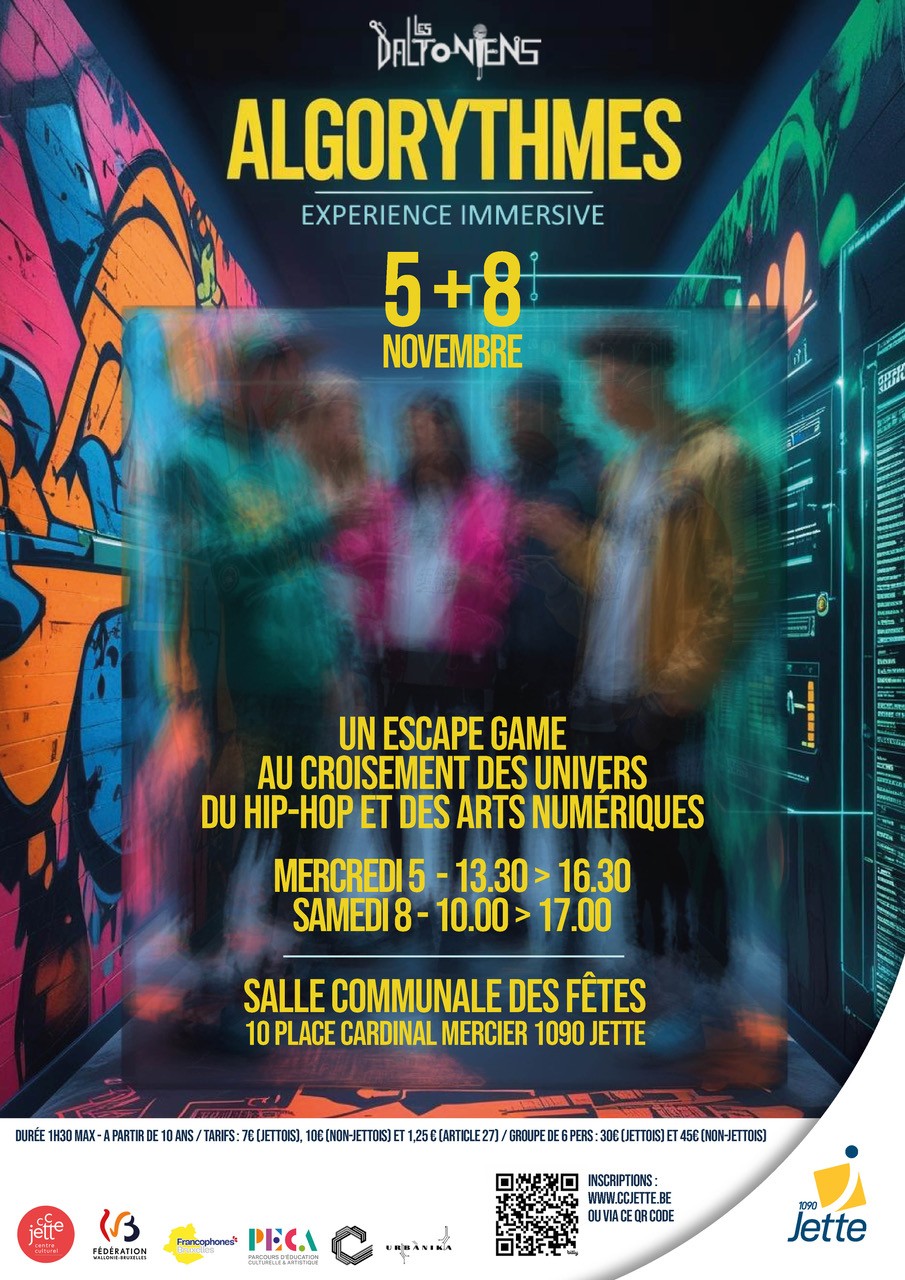 Algorythmes : un escape game itinérant et artistique